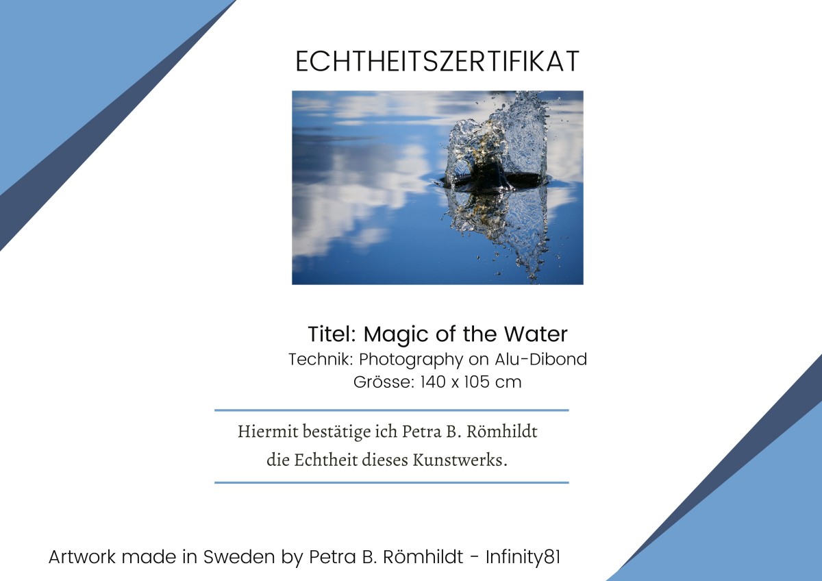 Zertifikat Magic of the Water by Petra B. Römhildt