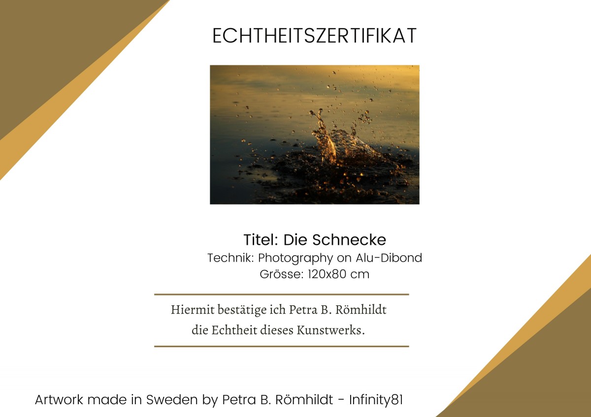 Zertifikat Die Schnecke by Petra B. Römhildt